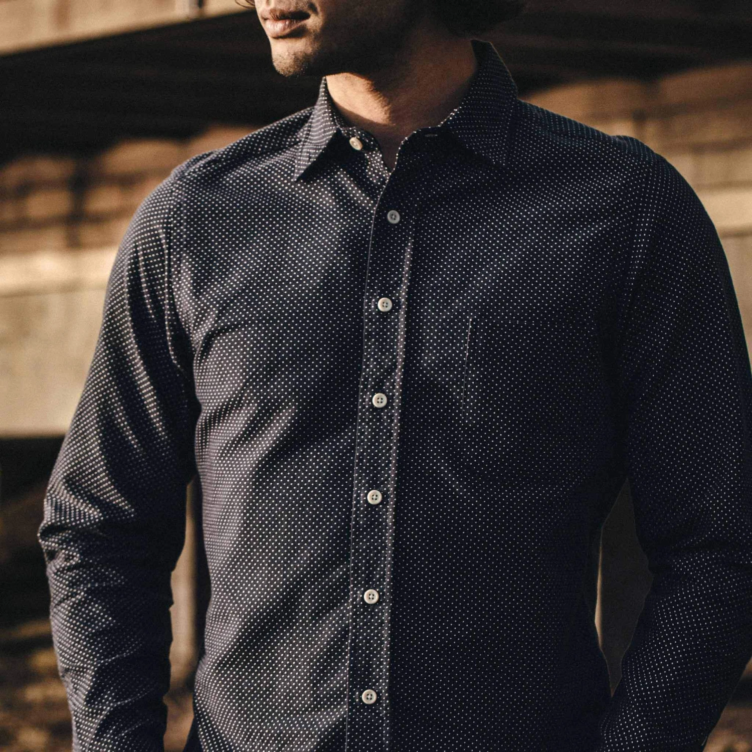 The California In White Jacquard Dot - Image 5