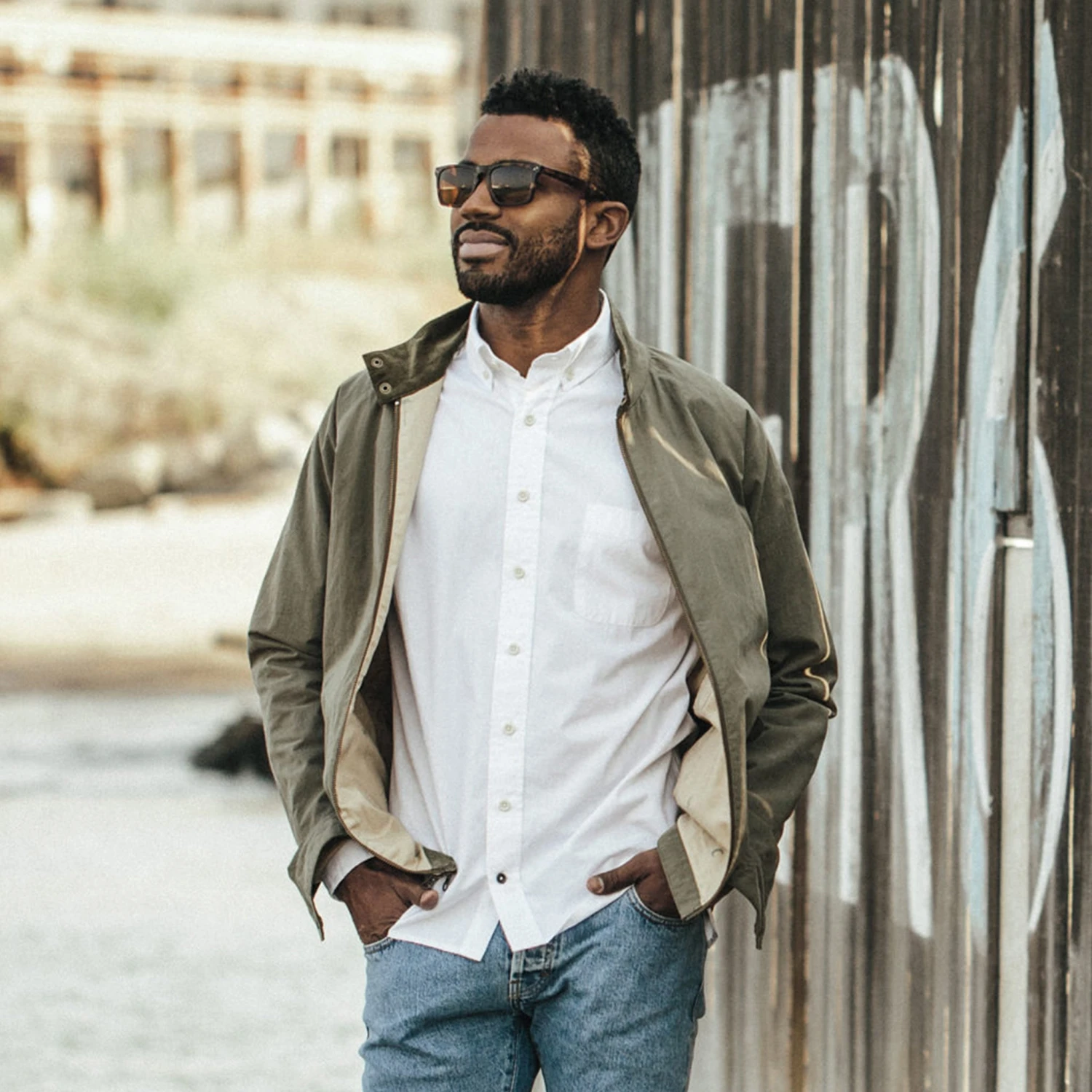 The Jack In Washed White Poplin - Image 2