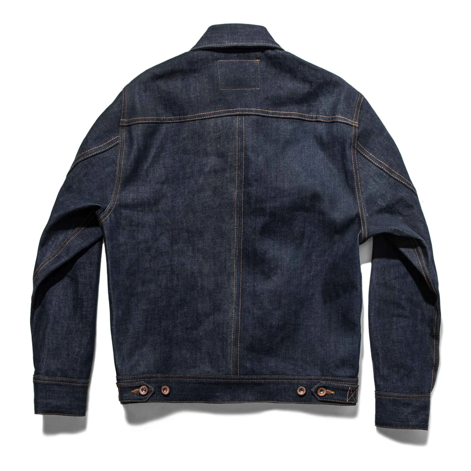 None The Long Haul Jacket In 110 Year Denim - Image 8