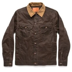 The Long Haul Jacket In Tobacco Waxed Canvas
