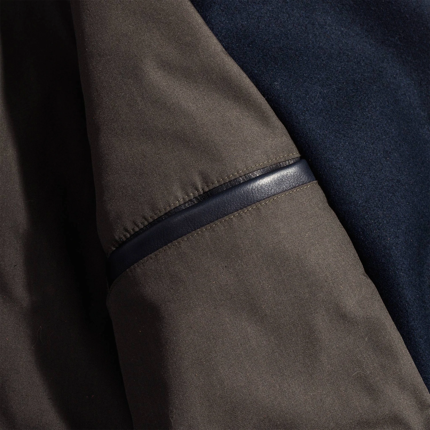 The Mendocino Peacoat In Navy Melton Wool - Image 16