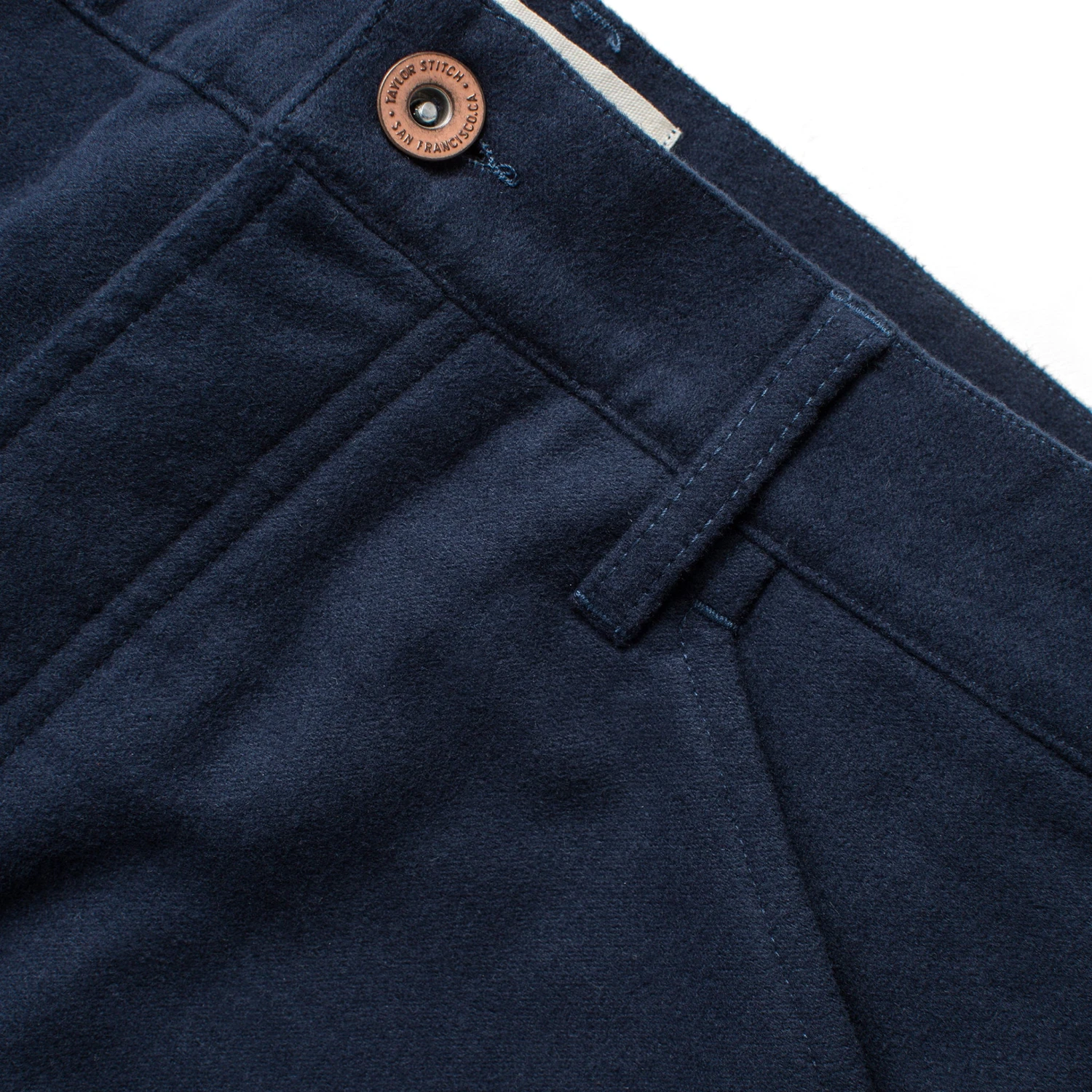 The Camp Pant In Navy Moleskin - Image 7