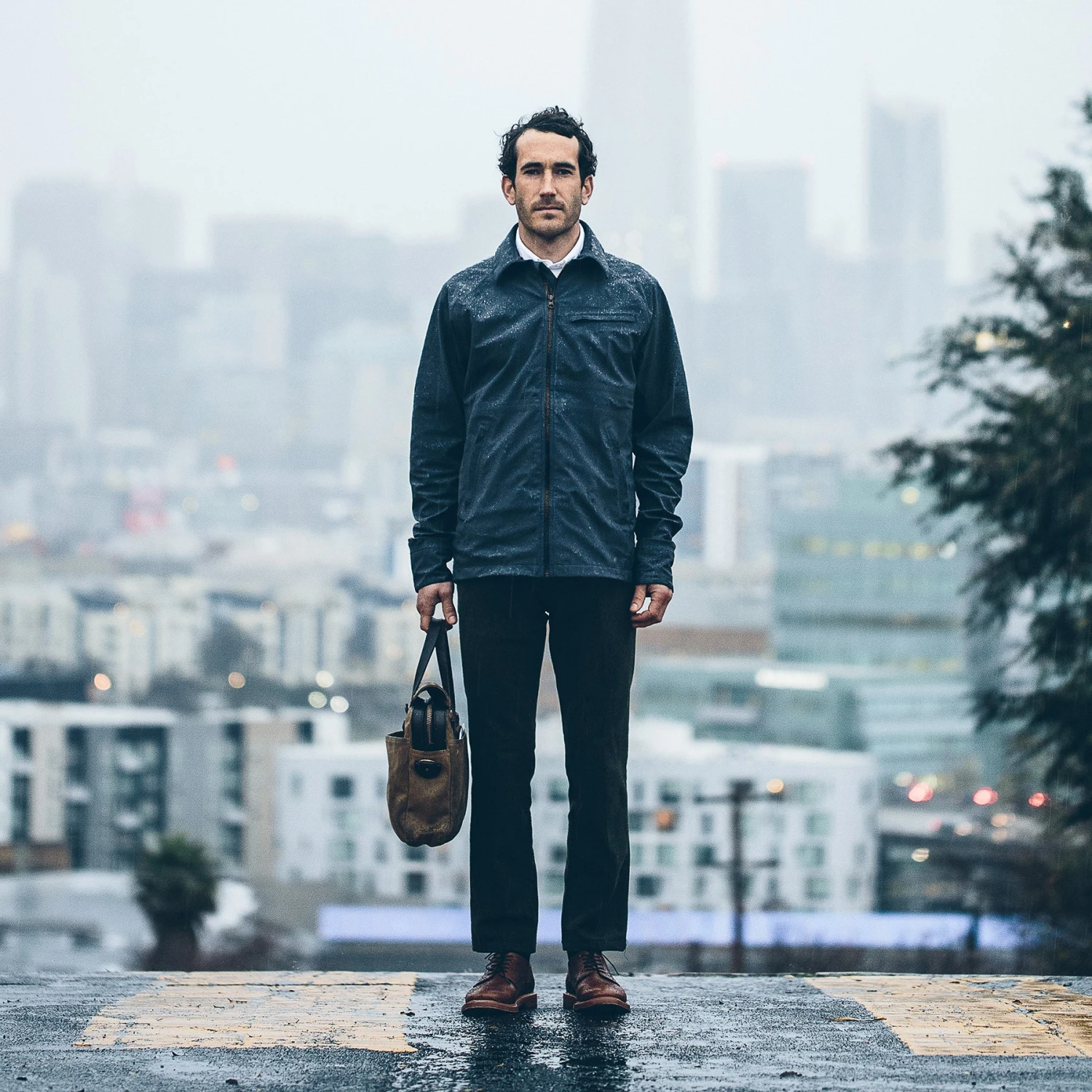 The Reyes Jacket In Dark Slate - Image 4