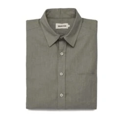 The California In Olive Hemp Poplin