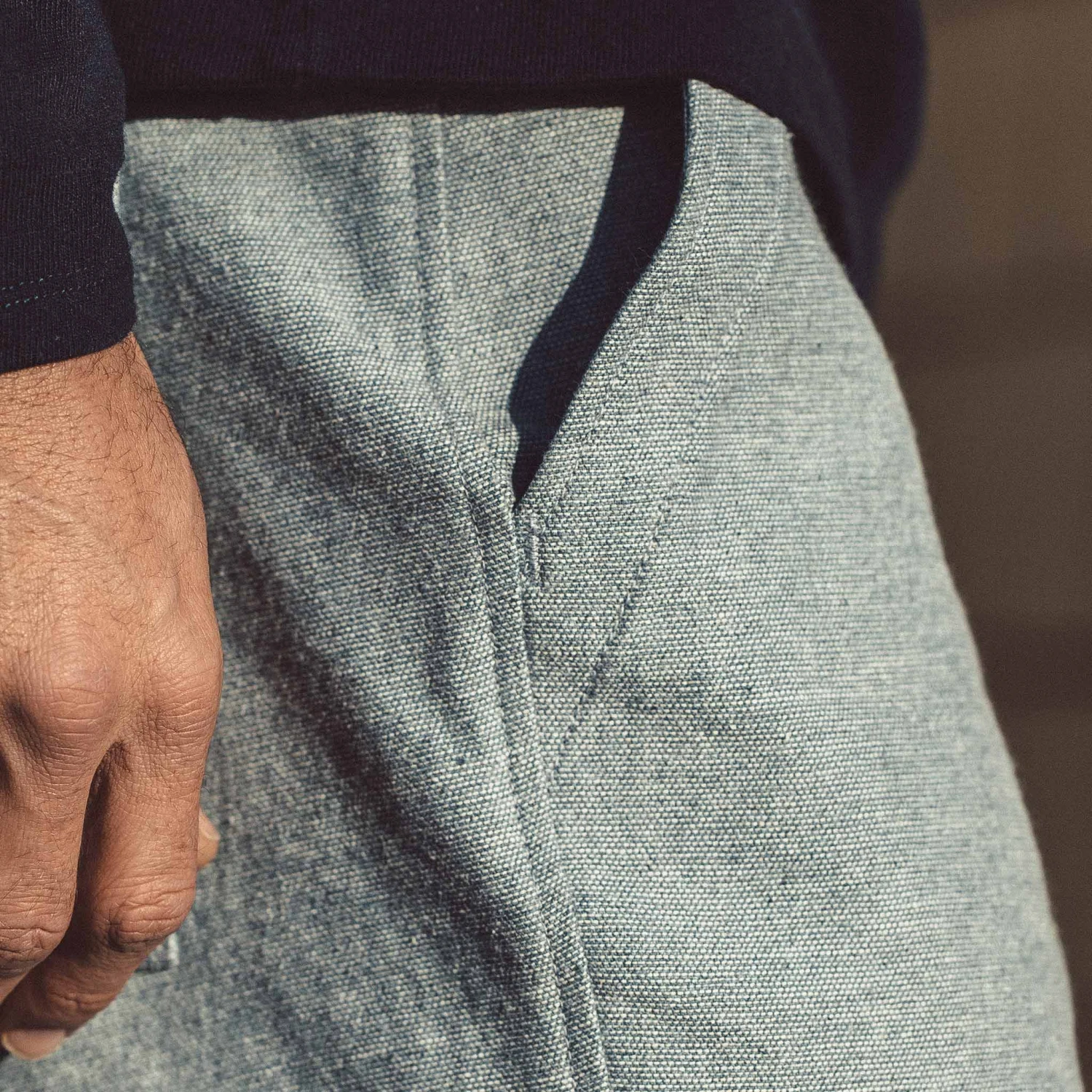 The Trail Short In Midnight Slub - Image 3