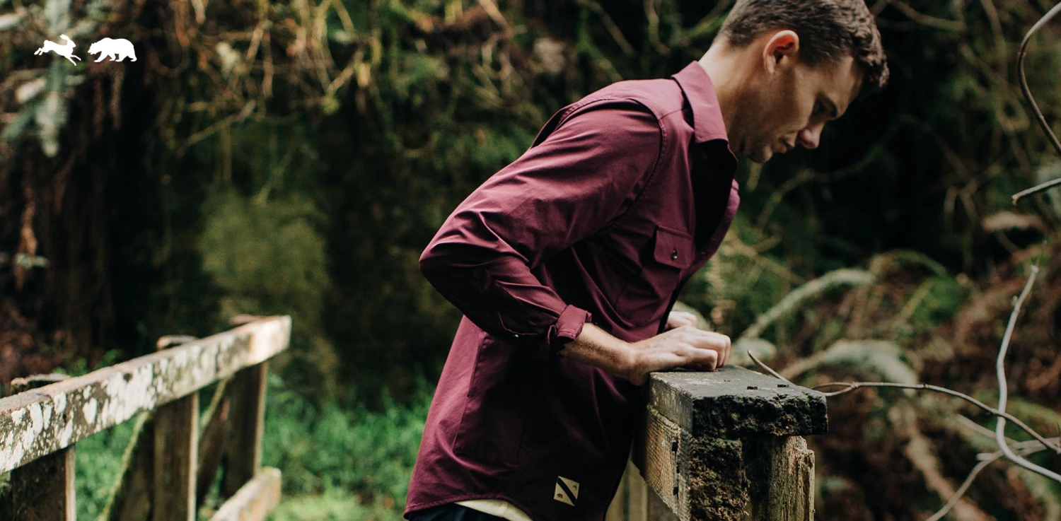 The Over Shirt In Wine - Image 12