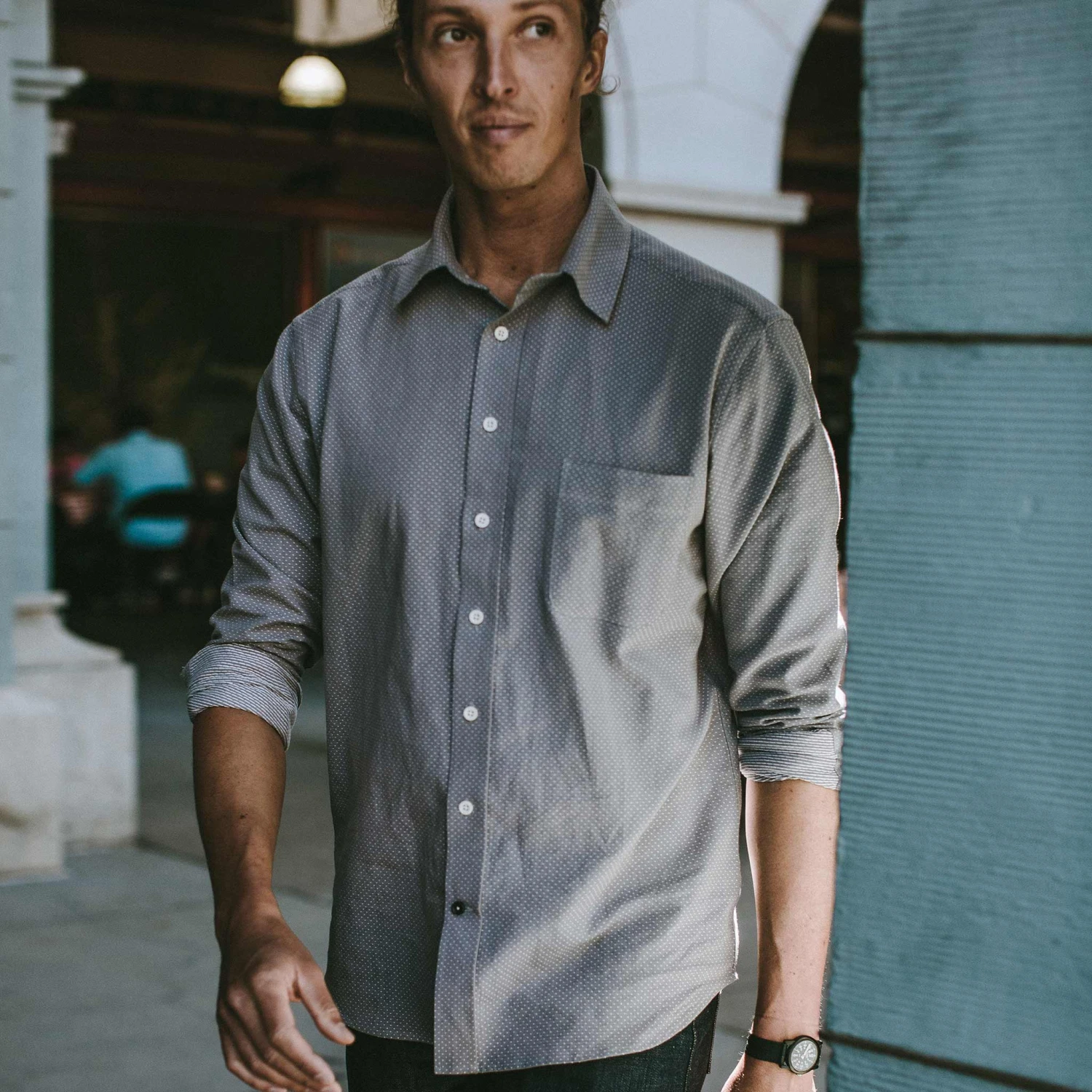 The California In Charcoal Jacquard - Image 5