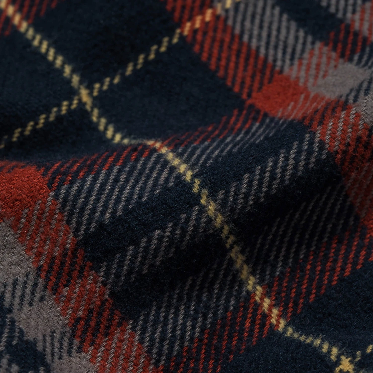 The Crater Shirt In Burgundy Plaid - Image 7