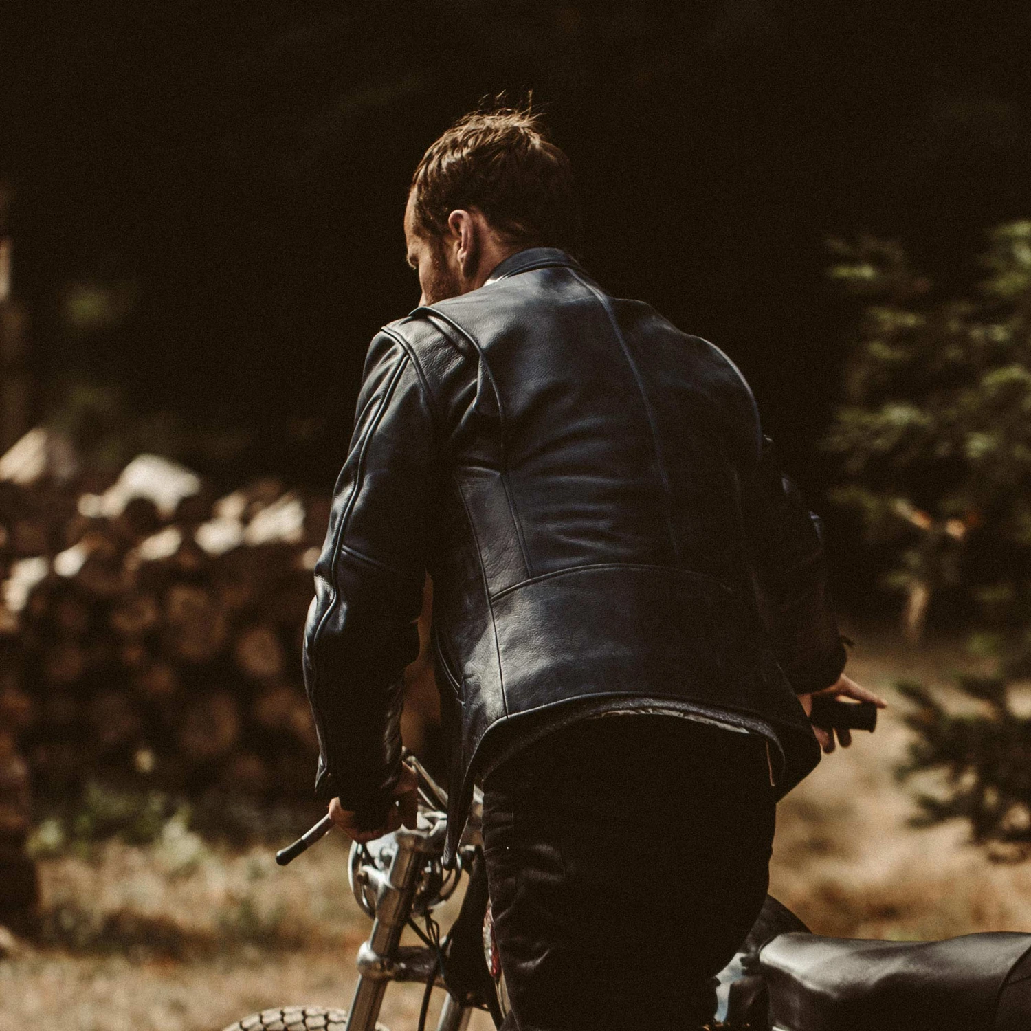 The Moto Jacket In Midnight Steerhide - Image 9