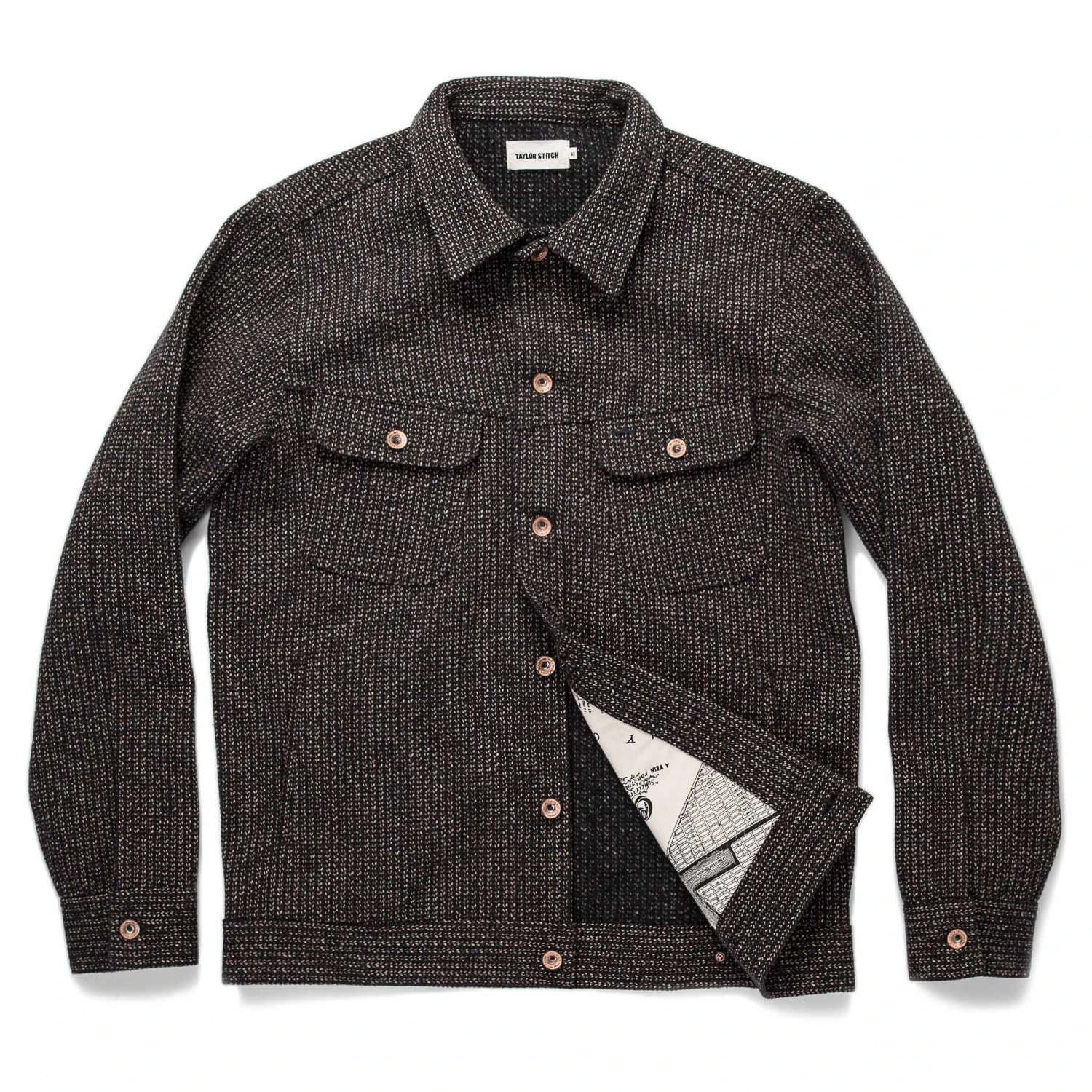The Long Haul Jacket In Wool Beach Cloth - Image 11