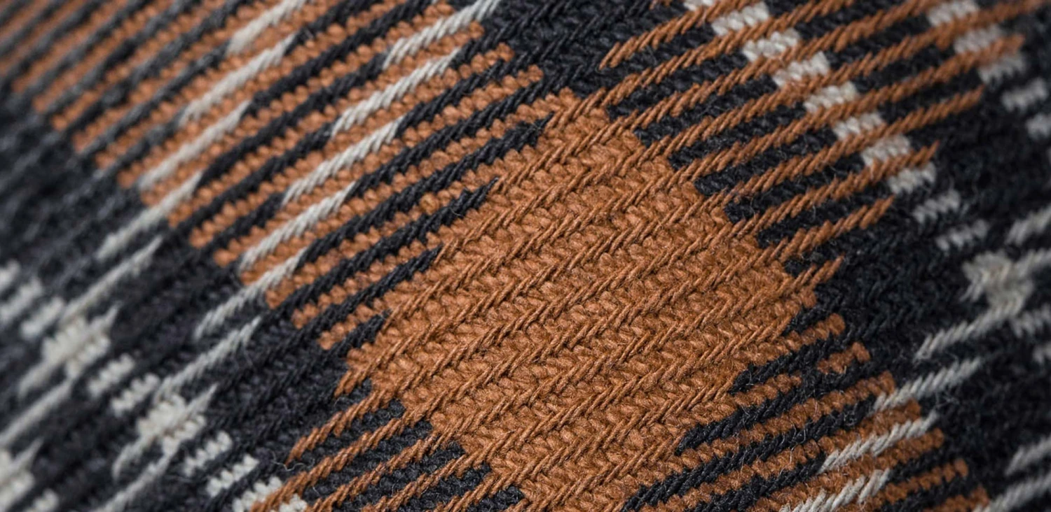 The Moto Utility Shirt In Charcoal & Rust Plaid - Image 10