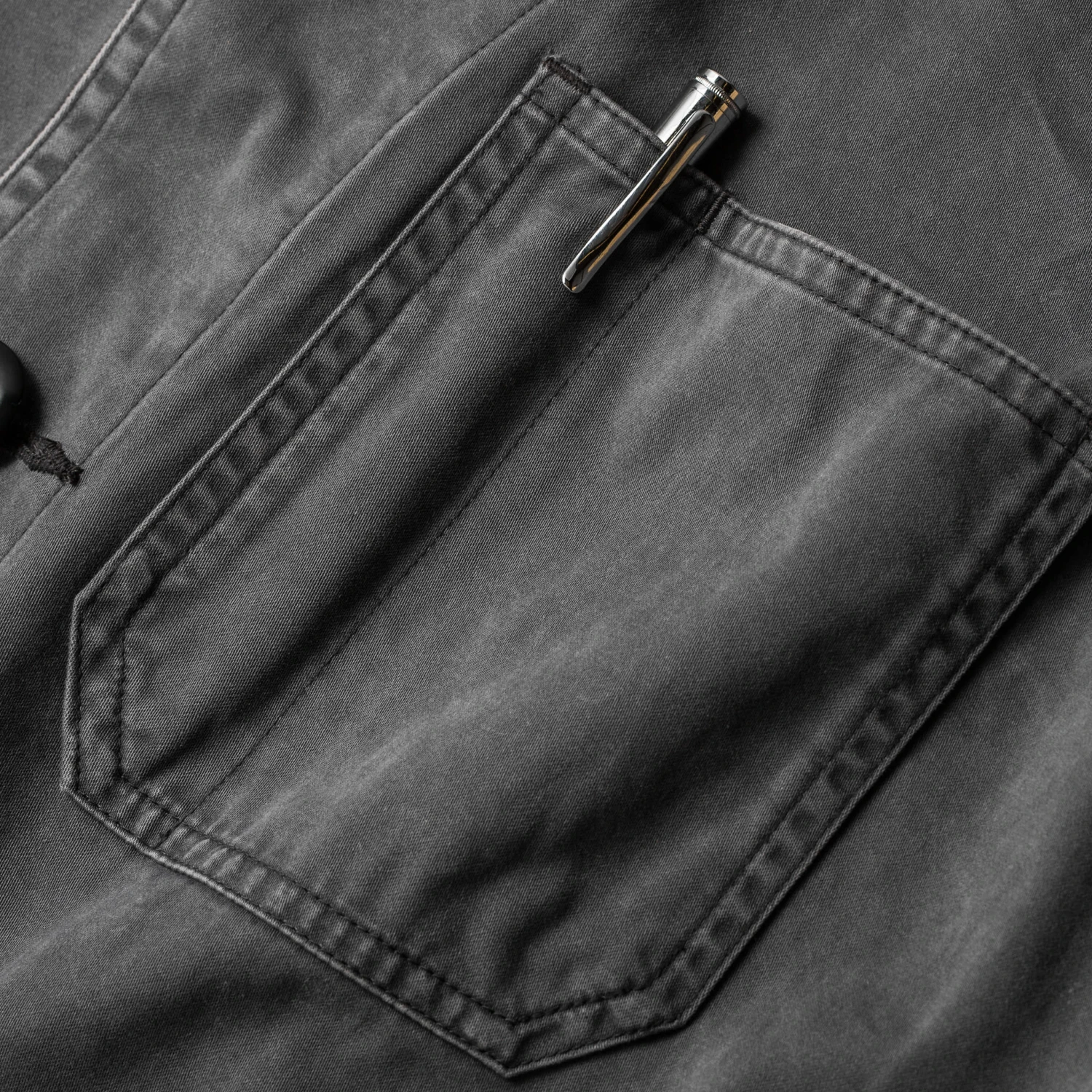 The Ojai Jacket In Washed Charcoal - Image 8