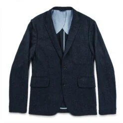 The Telegraph Jacket In Navy Donegal