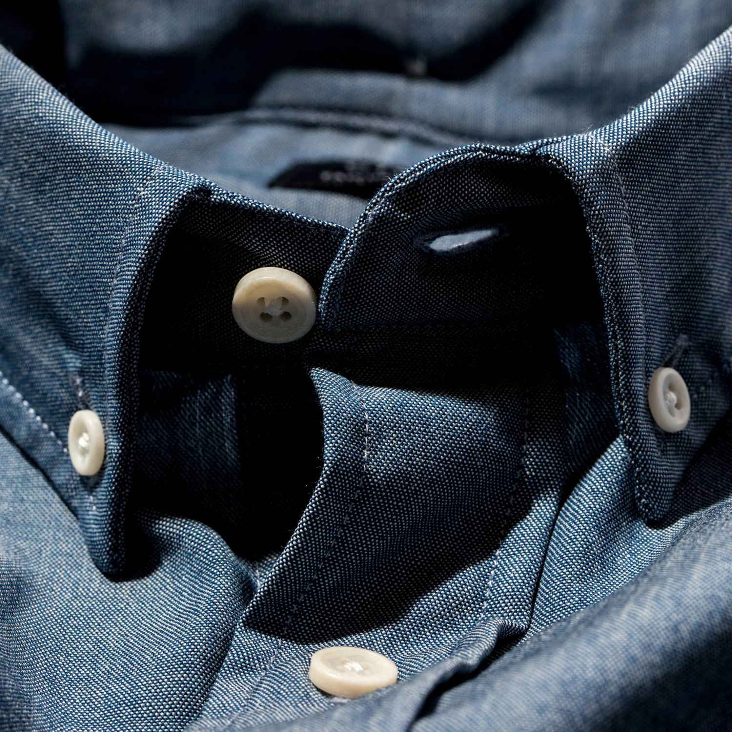 None The Merino Jack In Sky Blue Chambray - Image 7