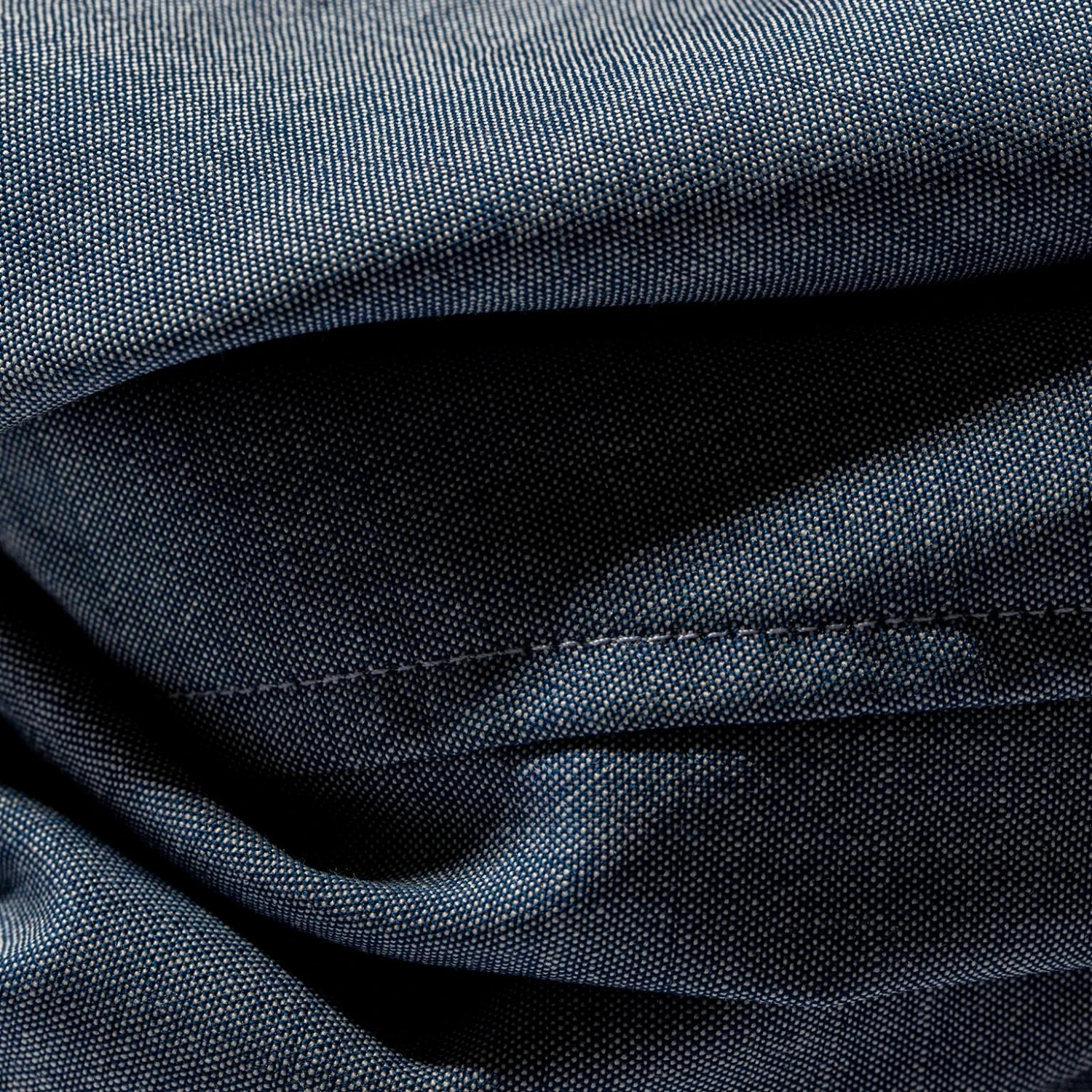 None The Merino Jack In Sky Blue Chambray - Image 6
