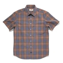 The Short Sleeve California In Melange Plaid