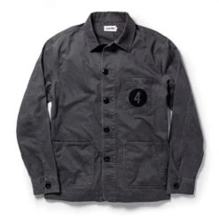 The Fourtillfour Ojai Jacket In Washed Charcoal