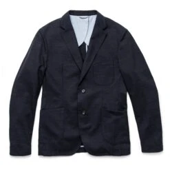 The Telegraph Jacket In Navy Slub