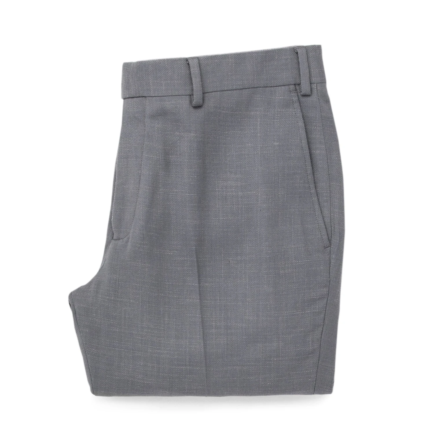 The Telegraph Trouser In Charcoal Slub