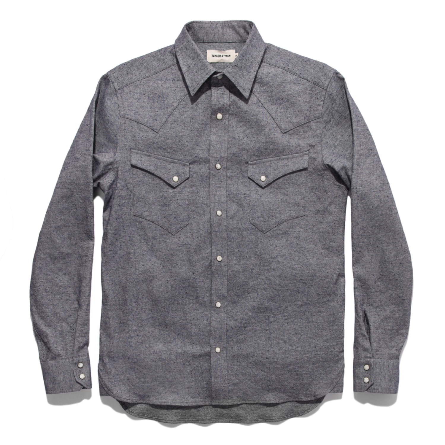 The Western Shirt In Upcycled Chambray - Image 13