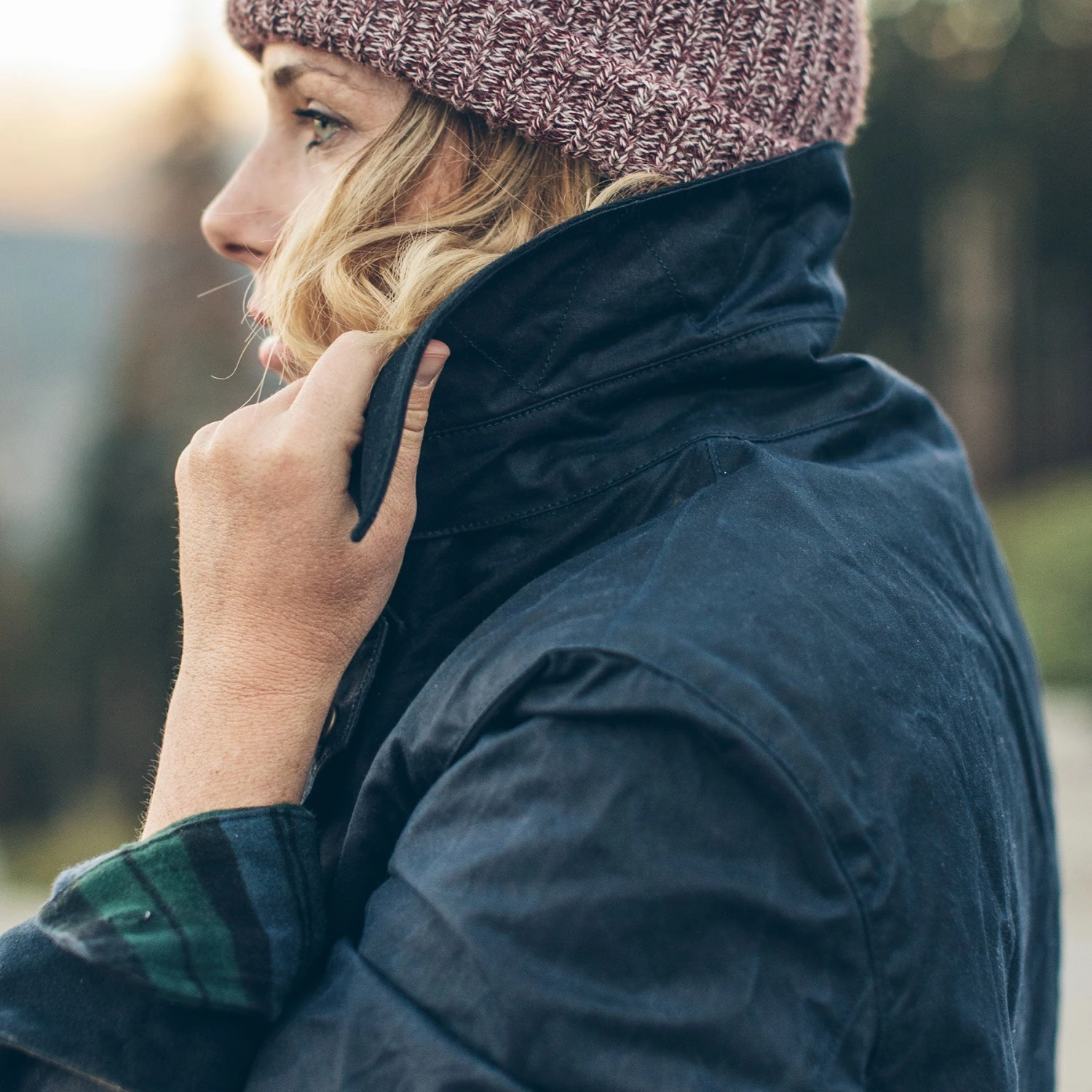 The Field Jacket In Navy - Image 3