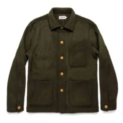 The Ojai Jacket In Olive Wool
