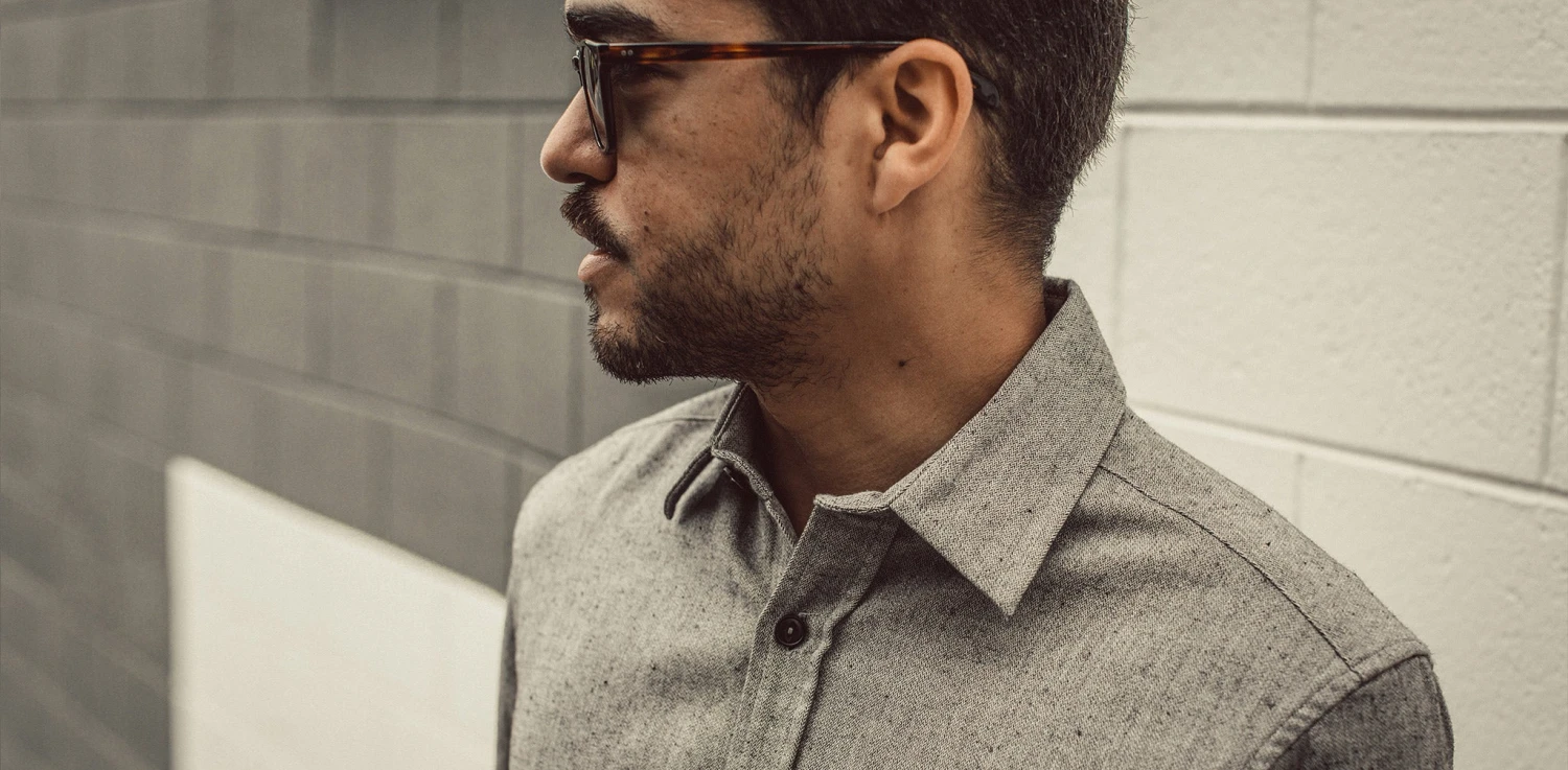 The California In Charcoal Herringbone - Image 10