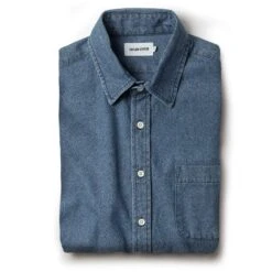 The California In Washed Indigo Crepe