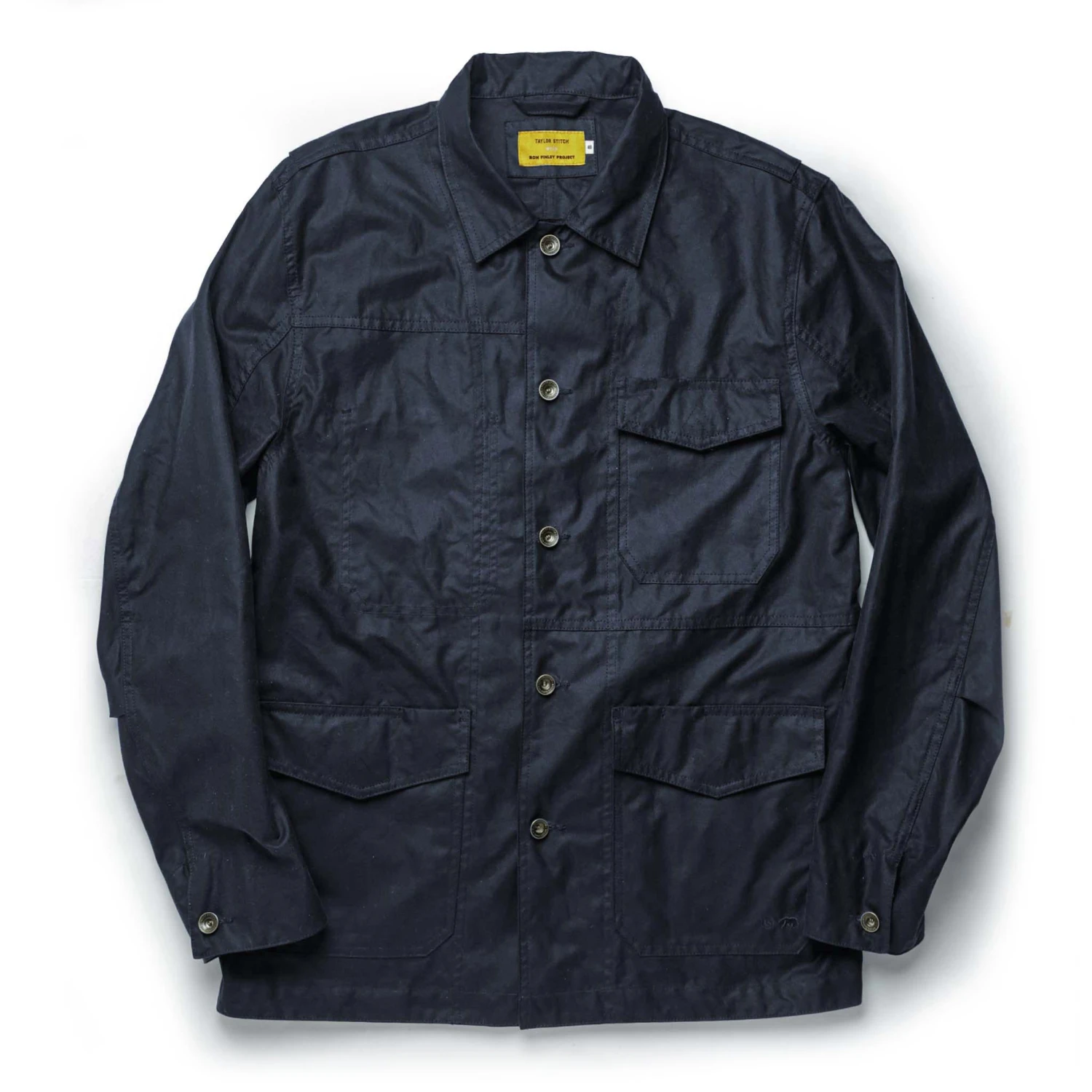 The Task Jacket In Waxed Navy