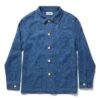 The Ojai Jacket In Washed Indigo Sashiko