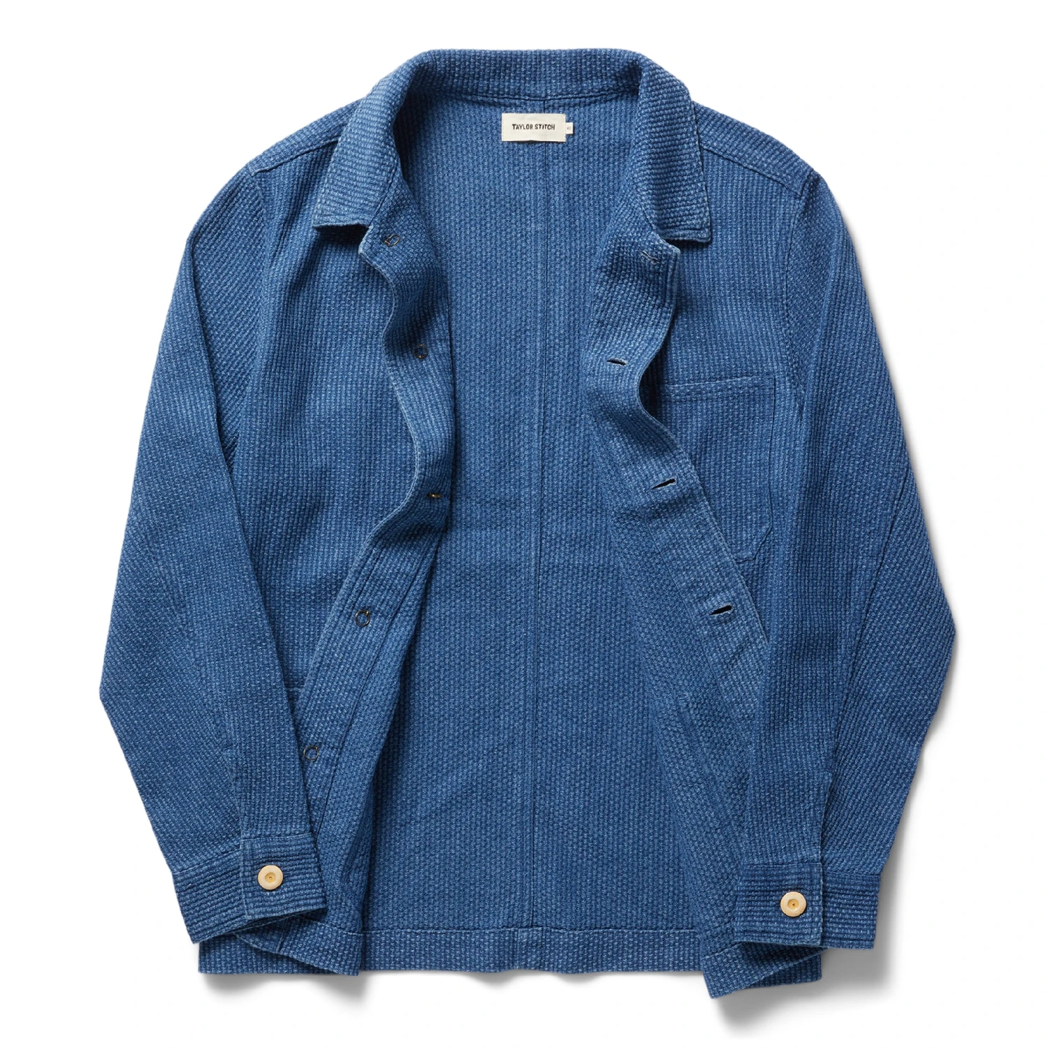 The Ojai Jacket In Washed Indigo Sashiko - Image 9