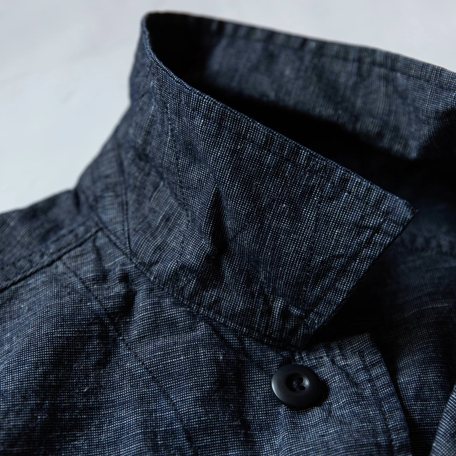 The BDU Shirt Jacket In Indigo Slub - Image 9
