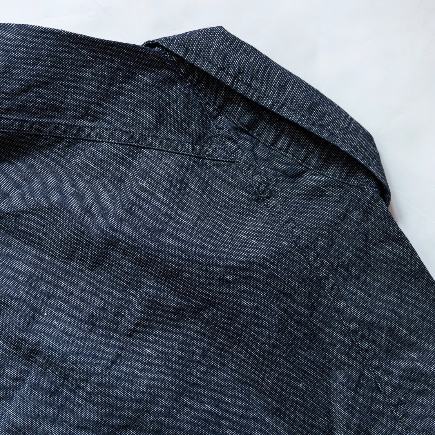 The BDU Shirt Jacket In Indigo Slub - Image 10