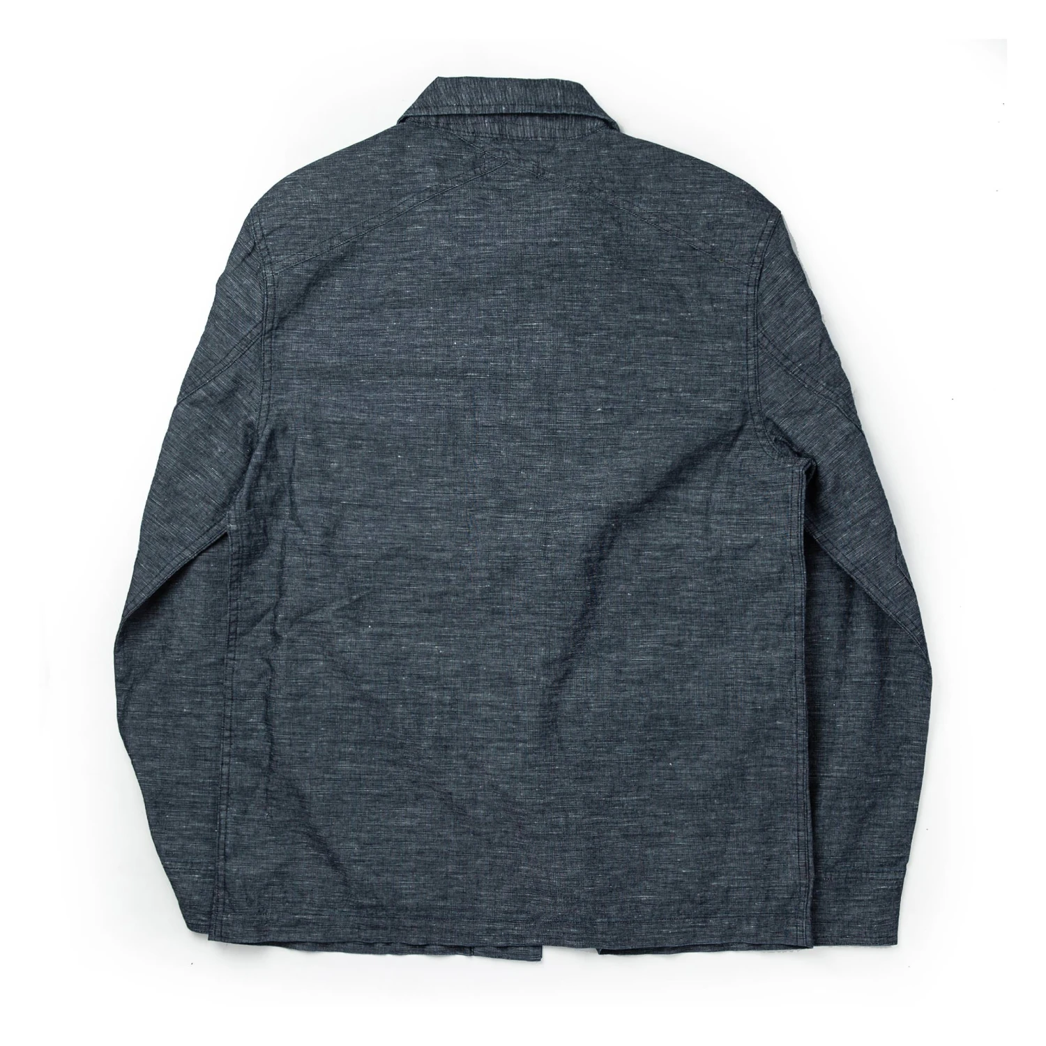 The BDU Shirt Jacket In Indigo Slub - Image 11