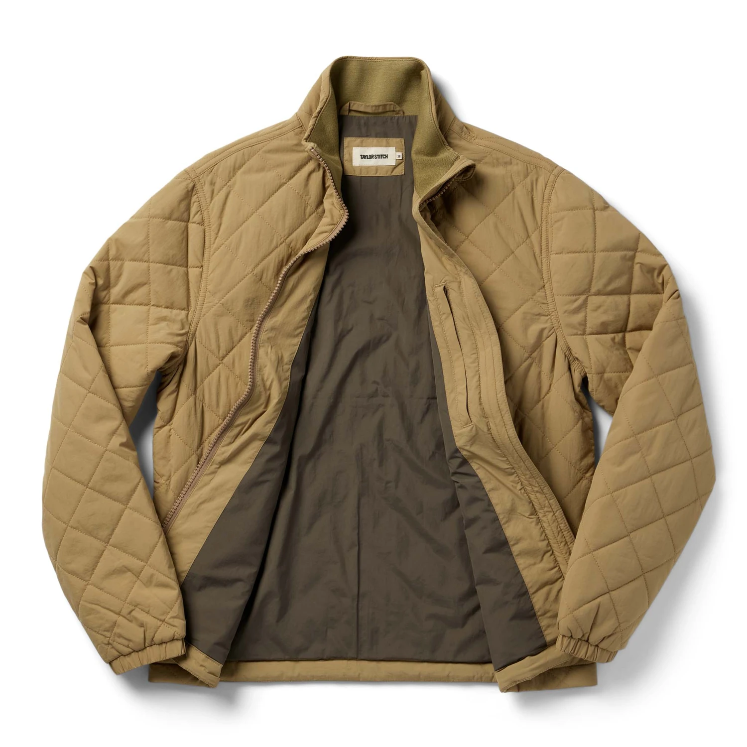 The Vertical Jacket In Khaki - Image 8