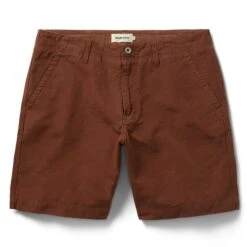 The Morse Short In Russet Linen
