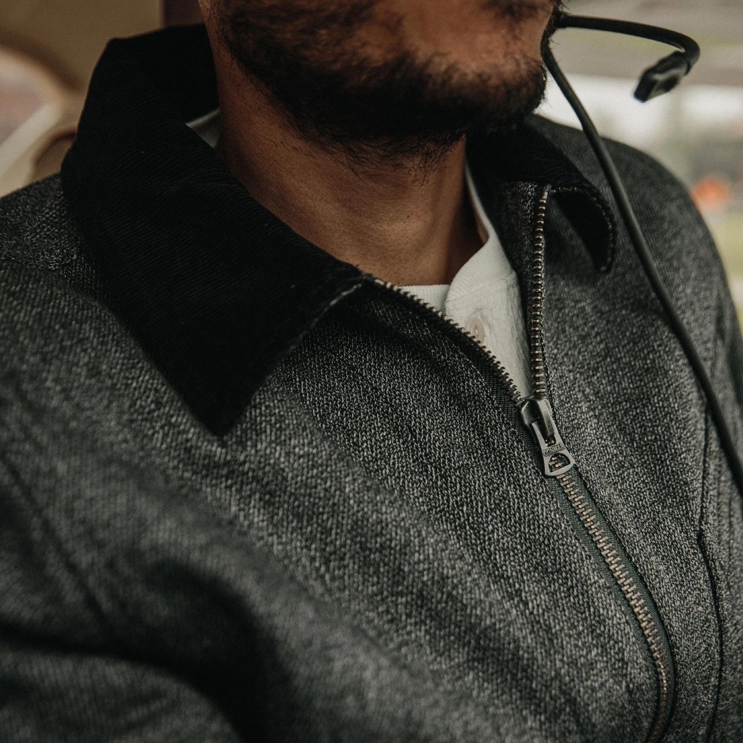 The Ignition Jacket In Indigo Salt And Pepper - Image 3