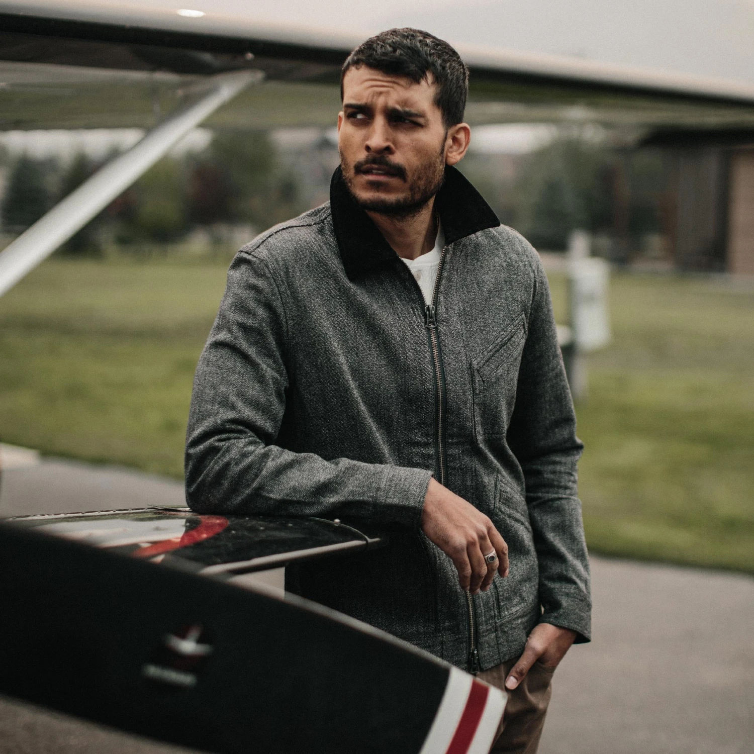 The Ignition Jacket In Indigo Salt And Pepper - Image 5