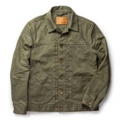 The Ryder Jacket In Yoshiwa Mills Olive