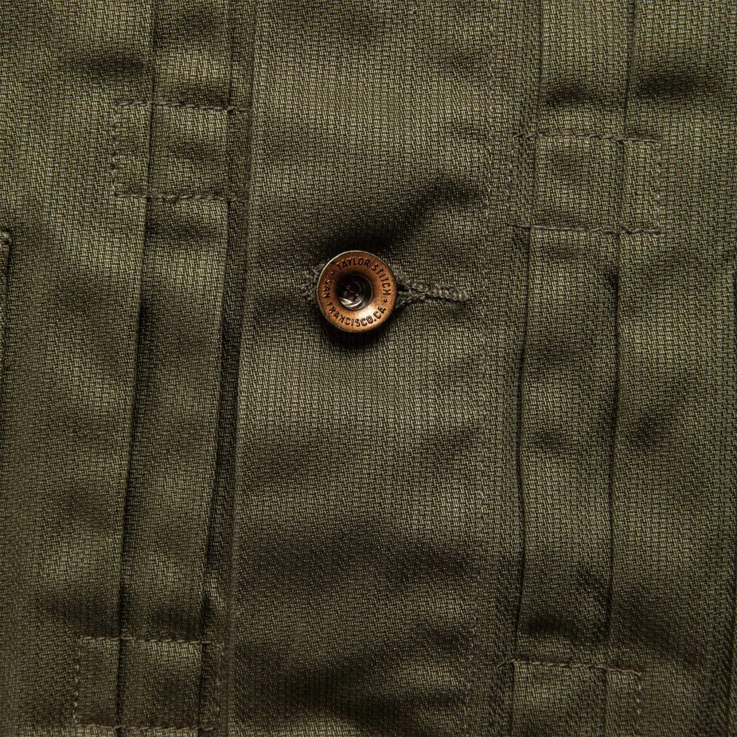 The Ryder Jacket In Yoshiwa Mills Olive - Image 8