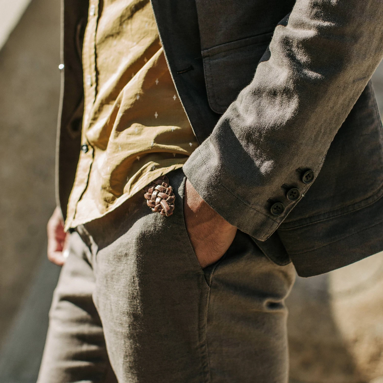 The Gibson Jacket In Gravel - Image 4