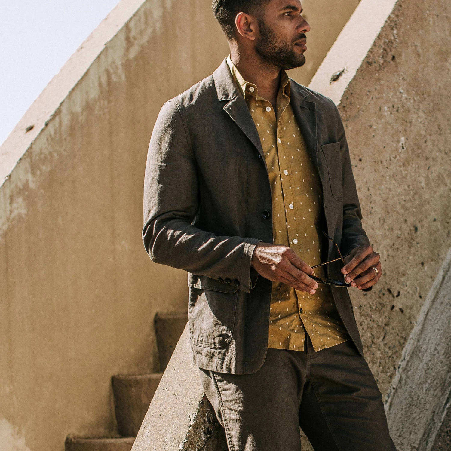 The Gibson Jacket In Gravel - Image 5