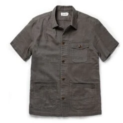The Caravan Shirt In Walnut Double Cloth