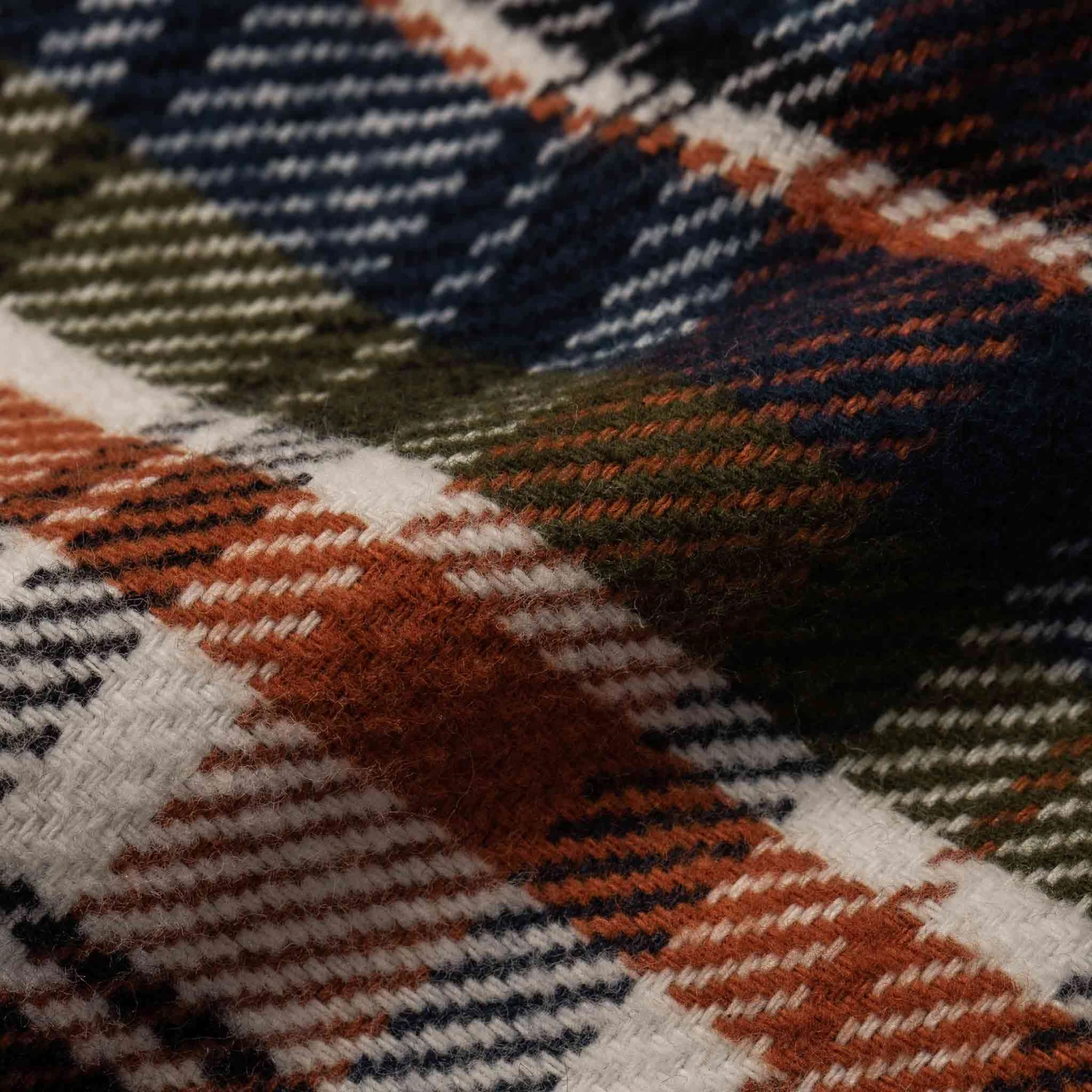 The Crater Shirt In Navy Plaid - Image 8