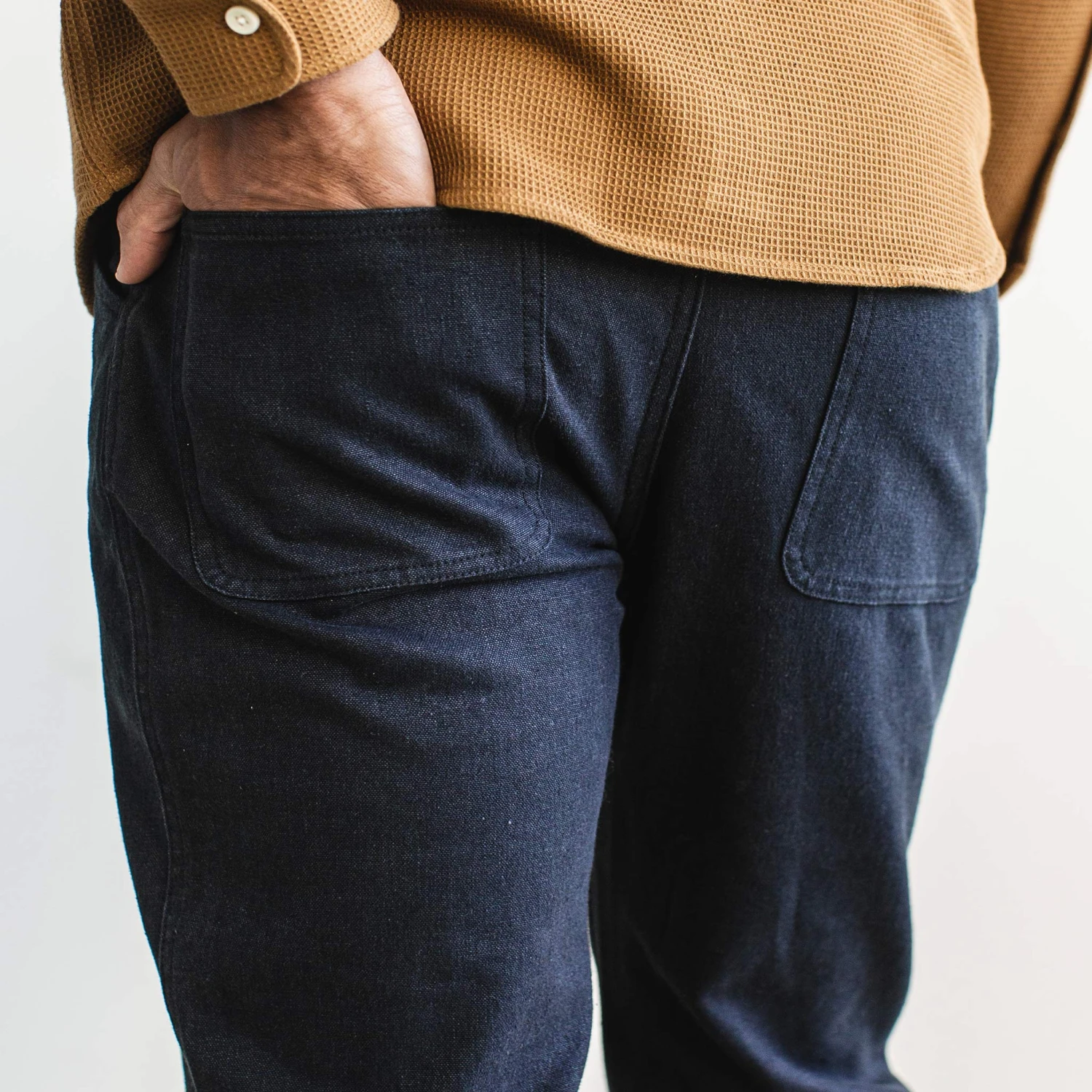 The Camp Pant In Indigo Boss Duck - Image 4