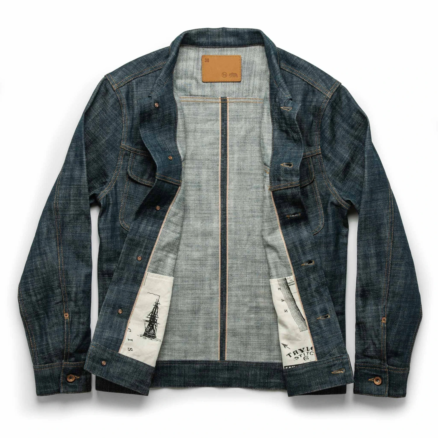 The Long Haul Jacket In Green Cast Selvage - Image 8