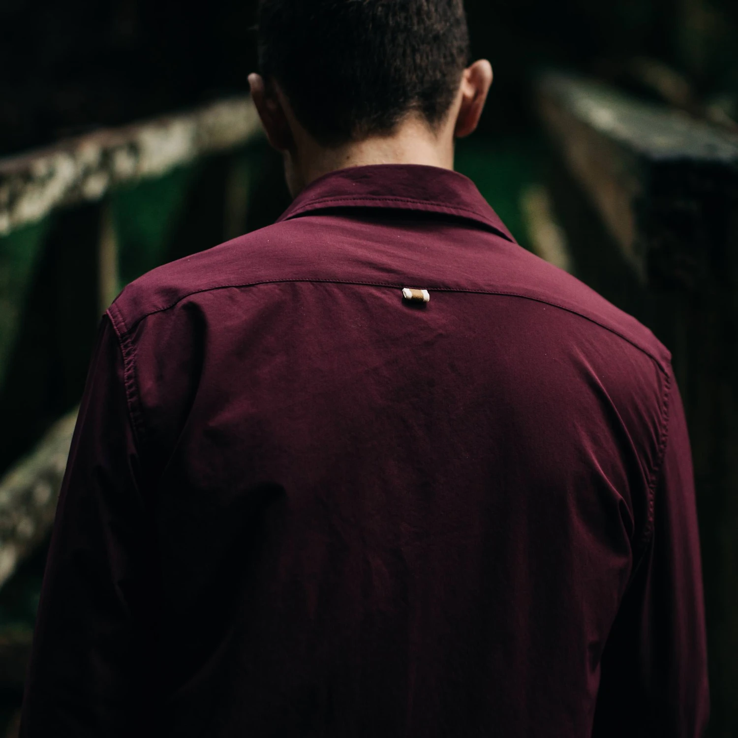 The Over Shirt In Wine - Image 5