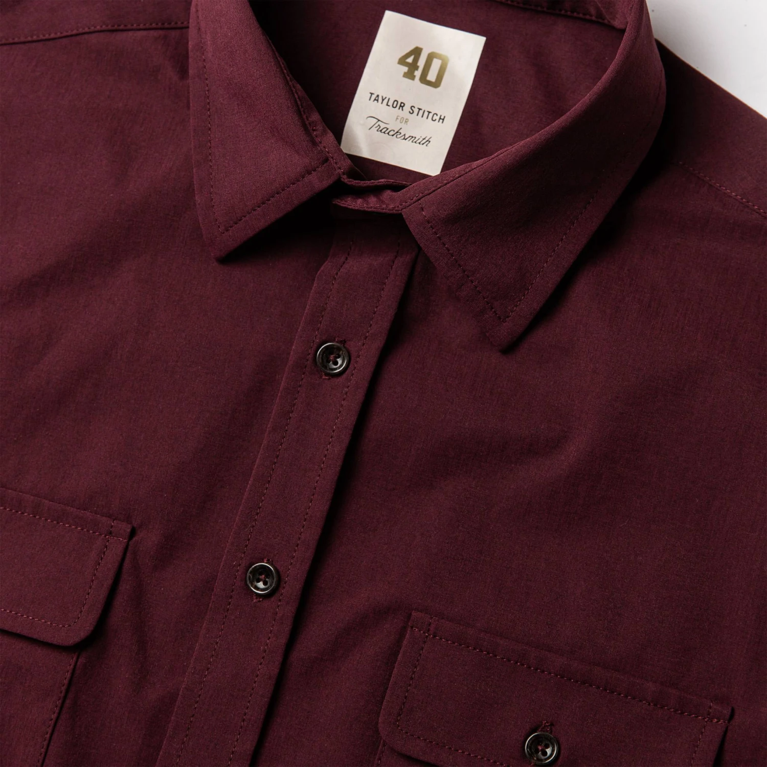 The Over Shirt In Wine - Image 6