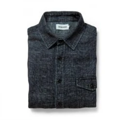 The Cash Shirt In Indigo Hemp