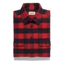 The Yosemite Shirt In Red Buffalo Plaid